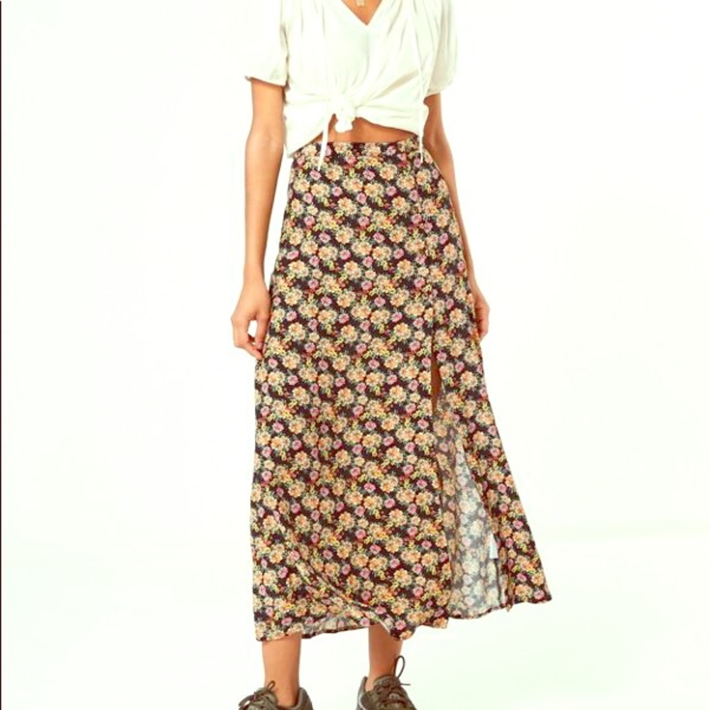 Urban Outfitters Floral Talula Maxi Skirt